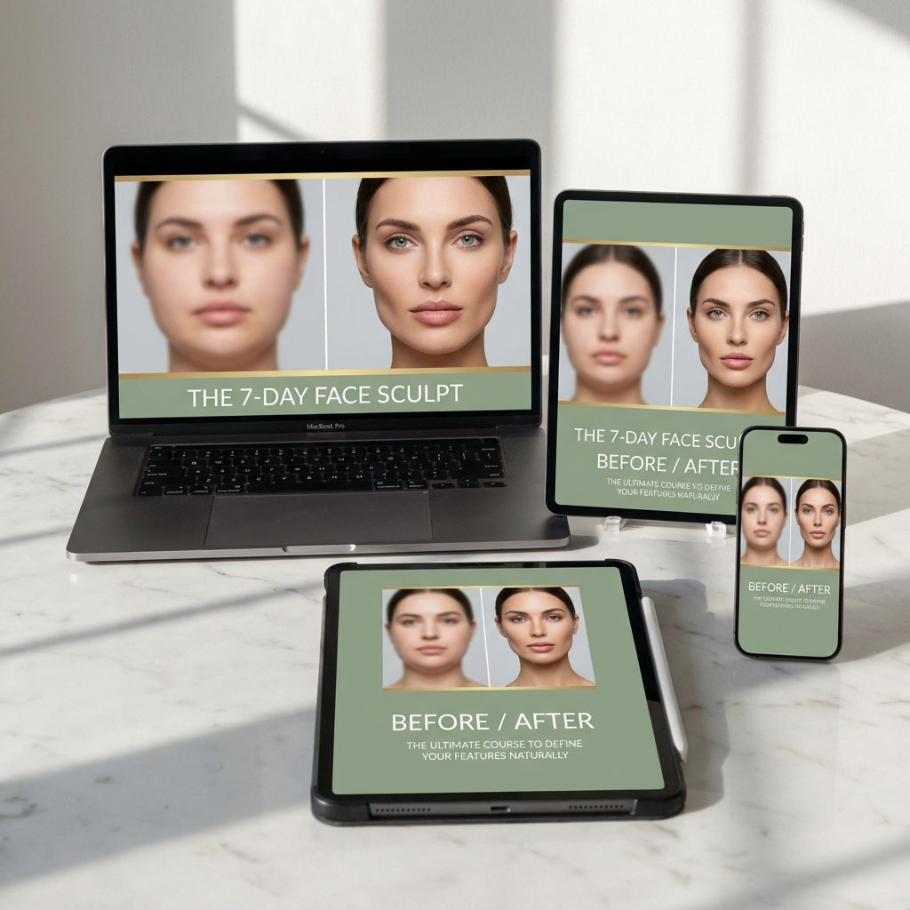 THE 7-DAY FACE SCULPT: The Internal De-Bloat Protocol