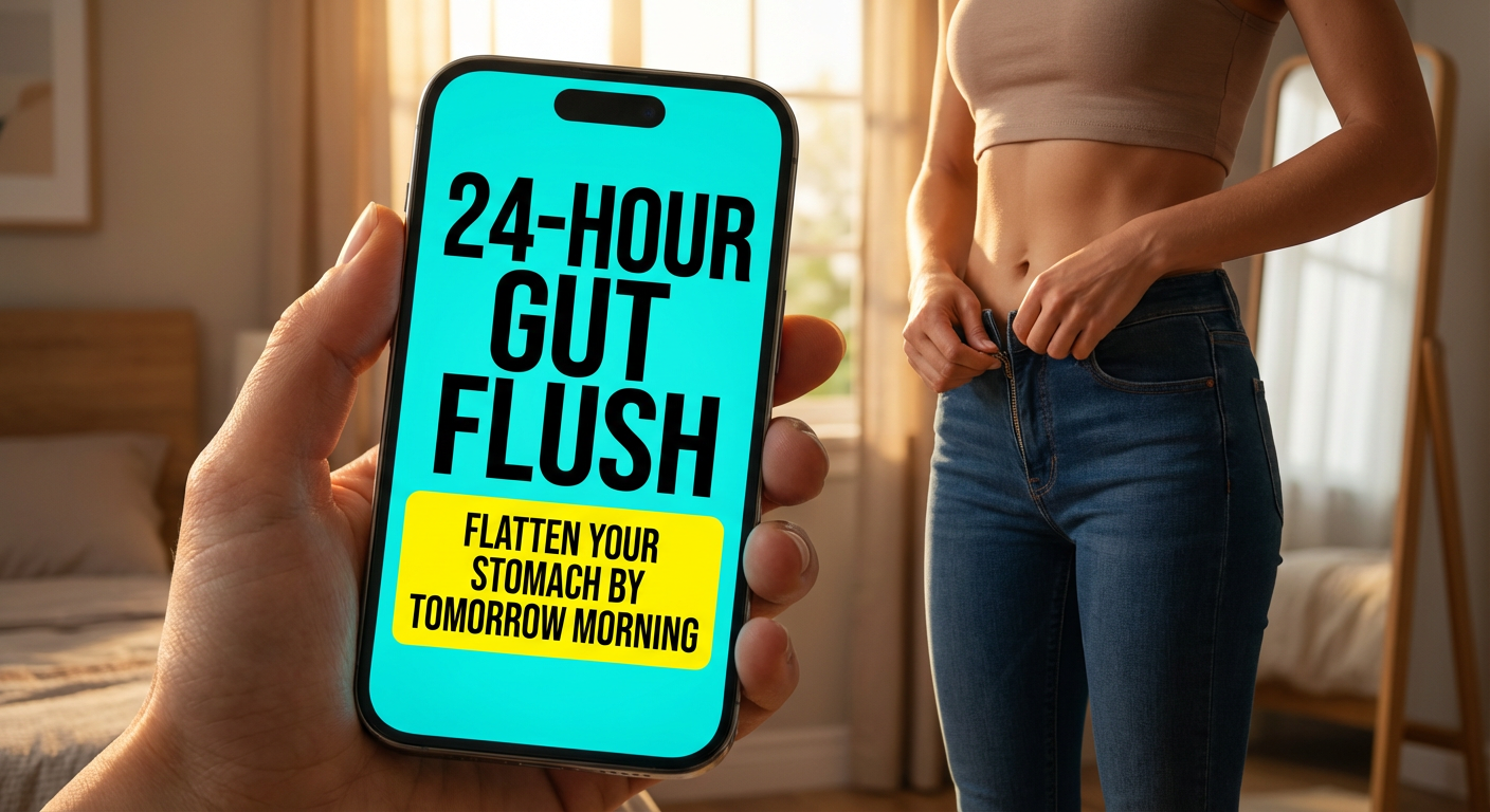 The 24-Hour Gut Flush: The Science-Backed Protocol to End Bloat by Tomorrow morning.