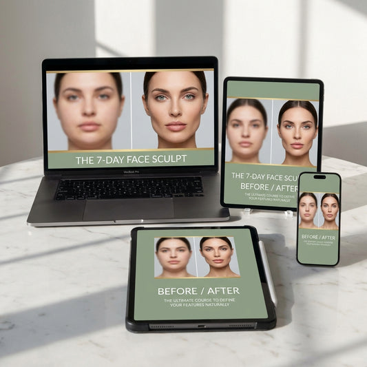 THE 7-DAY FACE SCULPT: The Internal De-Bloat Protocol